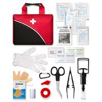 Avalanche Outdoor First Aid Kit 90 Pieces Includes Venom Suction Cup
