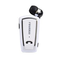 YJYdada for Fineblue F-V3 Wireless Bluetooth Earphone Headphone Clip Retractable (White)