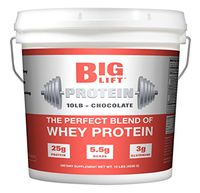 Big Lift Nutrition Protein Supplement, Chocolate, 10 Pound