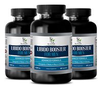 Pills for Men Sex - LIBIDO Booster for Men - tribulus Herbal Supplements - 3 Bottles (180 Capsules)