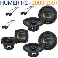 Compatible with Hummer H2 2003-2007 Factory Speaker Replacement Harmony (2) R65 R4 Package