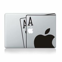 MacBook Stickers, Maetek Removable Vinyl Decals Sticker Skin, Eco-Friendly Waterproof Stickers for Apple Mac Air 13 /Old Generation Pro 13 Inch (A1278/A1369/A1466), Poker