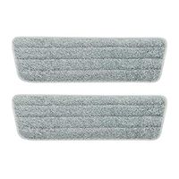 Eyliden 2 Pack Mop Pads Wet Dry Microfiber Mop Cleaning Pad Mop Refills Replacement Heads for Most Spray Mops and Reveal Mops