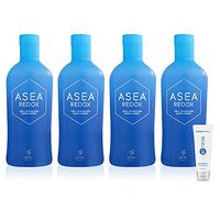 ASEA REDOX Cell Signaling Supplement (4X32 fl. oz. Bottles) with RENU 28 (10mL) Bundle