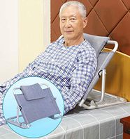 Bed Backrest,Disability Mobility Aid Adjustable Sit-up Back Rest for Orthopedic Neck, Head and Lumbar Support, Aluminum Alloy& Breathable Fabric