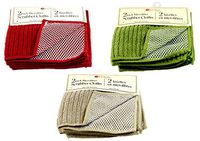 Kitchen Trends Microfiber Scrubber Cloths, Set of 2, Assorted Colors, 2-Pack