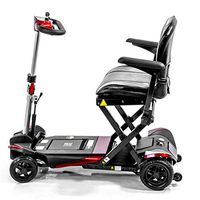 Transformer Automatic Folding Scooter for Adults and Seniors, RED, Lightweight Lithium Battery, Airline Approved