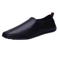 Casual Leather Slip-On Loafers Shoes Men Breathable Driving Boat Lazy Shoes Sneakers Lightweight Walking Outdoor