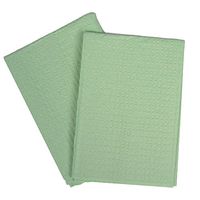 PDC Healthcare PP-462 Disposable Towel, Poly, 2-ply, 13" x 18", Green (Pack of 500)