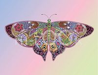 Hi-Look Microfiber Cleaning Cloth - Butterfly