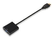 HDMI to VGA Adapter Cable, 1080P HD To VGA Coverter Cord, For PC Computer Laptop Netbook HD DVD, 1 Pack
