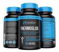 THERMOGLIDE #1 Best Joint Support + Thermogenic + Nitric Oxide Supplement Pills - Fights Pain & Inflammation, Boosts Energy & Metabolism - Glucosamine Chondroitin, Turmeric, Green Coffee + 90 Capsules