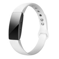 SWEES Silicone Bands Compatible with Fitbit Inspire & Inspire HR & Ace 2, Replacement Soft Thin Band Accessories Small Large for Women Men, Black, White, Blue, Pink, Gray, Wine
