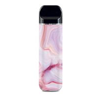 IT'S A SKIN Decal Vinyl Wrap for Smok Novo Pod System Vape Sticker Sleeve Cover/Pink Stone Marble Geode