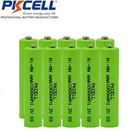1.2v NiMH AAA Rechargeable Batteries 1000 mAh, 10 counts