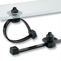 6 Inch Black Cable Tie & Fir Tree 30Lb Panel .03 Inch To .12 Inch-25Pack