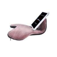 Tablet Stand Soft Pillow Laptop Pillow Holder Mini Tablet Computer Holder for Pad, Phone, E-Readers (ZJ03_Pink)