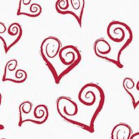 NW Curly Swirly Hearts Tissue Paper - 20in. X 30in. - 480 Sheets