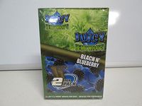 JUICY JAY'S HEMP WRAPS BLACK N BLUEBERRY FLAVOR PACK OF 25