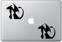 How To Train Your Dragon FlashDecals3044 Set Of Two (2x) , Decal , Sticker , Laptop , Ipad , Car , Truck