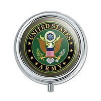 U.S. Army United States Army Eagle Logo Pill Case Trinket Gift Box