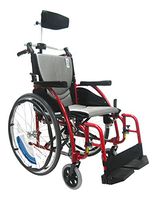 Karman Healthcare 25 Pounds S-115 Quick Release with Headrest, Rose Red