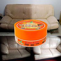 Iusun Leather Refurbishing Cleaning Cream Multifunctional Cleaner Care Detergent Magic Wipe Cleaner Repair Tool No Water Cleaning Versatile Stain Effectively Remover Descaler (Orange)