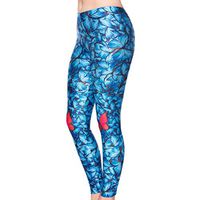 Neartime Women Leggings, 2018 Fashion Casual Workout Leggings Sports Running Yoga Pants Printed Long Trousers (M, E)