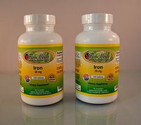 Iron 28mg, Made in USA - 200 (2x100) Tablets