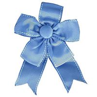 Caspari Grosgrain Ribbon Bow in Blue - 2 Count