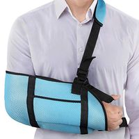 Adult Arm Sling, Medical Grade Quality Adult Arm Sling, Breathable and Lightweight Arm Support Strap with Storage Space for Stabilise Arm, Injury Recovery and Shoulder Dislocations, One Size