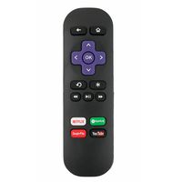 New Replaced Remote fit for Roku Player 1 2 3 4 LT HD XD XS XDS w/Netflix Spotify YouTube Google Play Shortcut Key(Doesn't Support Roku Stick, Hdmi Stick, Roku TV or Game)