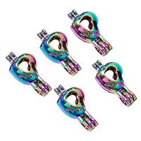 5X Pearl Beads Cage Rainbow Color Mother Heart Locket Pendant For DIY Necklace Prom Beautiful Cute Stylish For gift Lovely Cheap Elegant Women Fashionable
