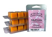 Our Own Candle Company Premium Wax Melt, Orange Creamsicle, 6 Cubes, 2.4 oz (4 Pack)