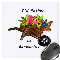 3dRose I Rather Be Gardening Mouse Pad (mp_128620_1)