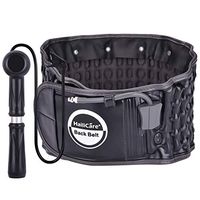 HailiCare Physio Decompression Back Belt, Back Brace Back Support for Lifting Back Pain Lower Lumbar Support, one Size for 29inches to 49 inches Waists (Black)