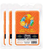 3 Packs of Beamer Candle Co. Smoke Killer Collection Wax Drops, 6-Count Pack - Back in The Day Orange Creamsicle Scent + Beamer Smoke Sticker