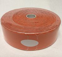 Therapist’s Choice® Kinesiology Tape, 2"x105' PRE-Cut Bulk Roll, PRE-Cut into Easy-to-Apply 10 inch Strips (Hot Orange)