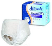 Overnight Protective Underwear Medium /120 - 175 lbs/34"- 44"/Case of 64