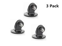 3Pack Tpfocus Black Tripod Mount Adapter for GoPro Camera HERO 1 2 3 3+