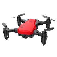 Iusun RC Drone Quadcopter, D2WH With Wifi FPV 0.3MP HD Camera 2.4G 6-Axis Mini Foldable Quadcopter Drone for Adults KIds Christmas Birthday Party Gift Toys (Red)