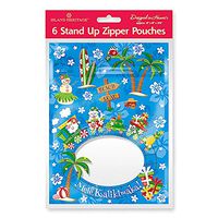Aloha Goody Zipper Gift Bag Pouches 6 Per Pack - Aloha Express