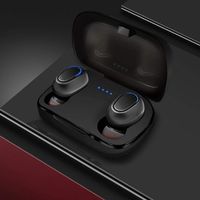 foulon Bluetooth Binaural Stereo Wireless Waterproof in-Ear Earphone with Charging Case Bluetooth Headsets