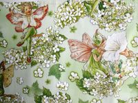 'NUGGLEBUDDY Microwaveable Moist Heat & Aromatherapy Organic Rice Pack.Beautiful" Garden Fairies" Fabric. SWEET LAVENDER Aromatherapy