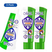 Instant Hand Sanitizer Gel, Timsic Portable Mini No Rinse Antibacterial Hand Soap Gel Travel Size Kill 99.9% of Germs (3-Pack)