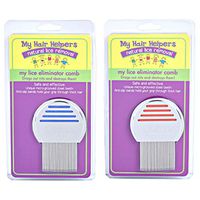 Lice Treatment Comb Stainless Steel Effectively Removes Louse and Nits Treats 2 Family Members with Head Lice