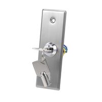 uxcell Key Switch Lock On-Off Exit Door Lock Emergency Door Release SPST for Access Control with 2 Keys
