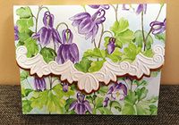 Carol Wilson Fine Arts Inc. Lilac Drops Portfolio Notecard Set NCP2504