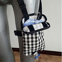 WLIXZ Urinary Catheter Bag Ostomy Bag Holder, Catheter Bag Cover, with Adjustable Shoulder Strap,1,1500ml