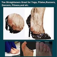 1Pair Women Little Soft Gel Hallux Valgus Toe Separator Straightener Eases Bunion Protector Pads Foot Care Product